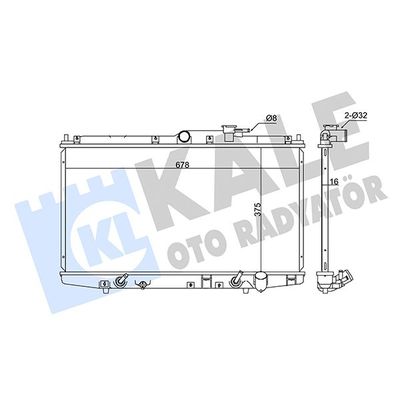 Su Radyatörü  Renault Trafic P.Van (06.2014->)  KALE 347750