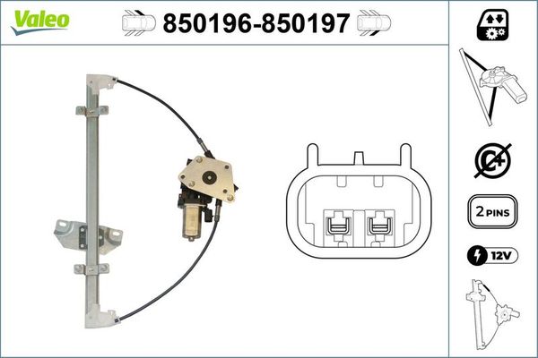 Cam Krikosu Ön Sol VALEO 850196
