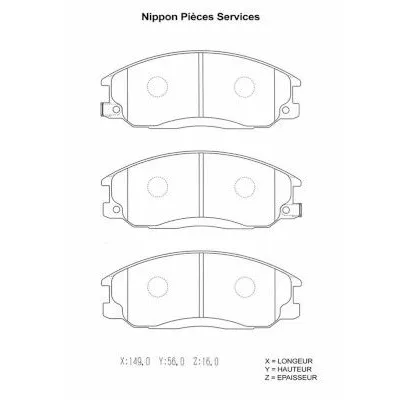 Fren Disk Balata Ön MANDO MBF015001