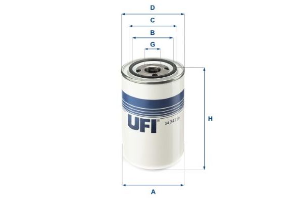 Yakıt Filtresi  UFI 24.341.00