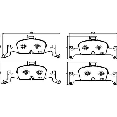 Fren Disk Balata Ön Audi A6 Allroad Quattro (4AH)(06.2019->)  BREMBO P 85 164
