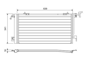 Klima Radyatörü  VALEO 817229  6455AW 6455W2 6455-AW 6455-W2