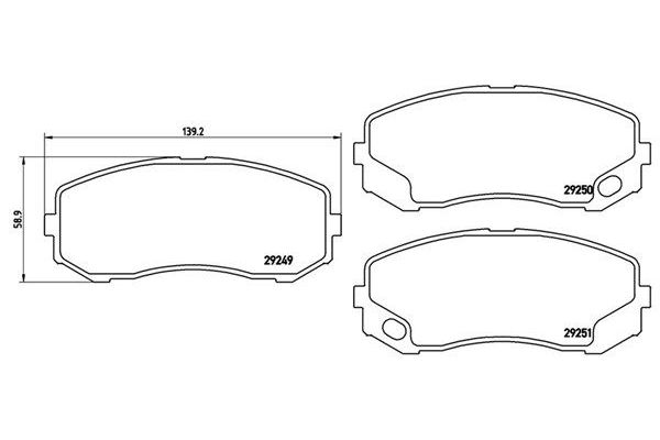 Fren Disk Balata Ön Iveco Daily Şasi (Kasasız)(2019->)  MAGNETI MARELLI 363700454043