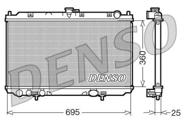 Su Radyatörü  DENSO DRM46014