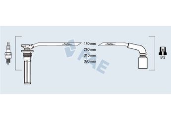 Buji Kablosu  FAE 83567  96984145 96984195