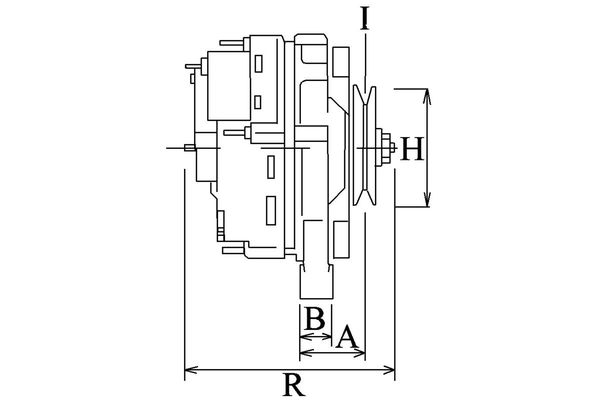 Alternatör  Seat Alhambra (7V8)(01.1996->)  HC-CARGO F 032 116 587