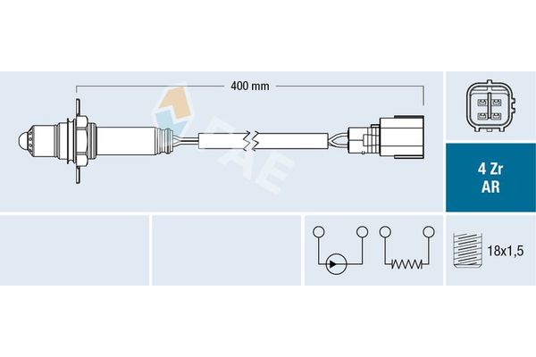 Oksijen (Lambda) Sensörü  FAE 75662