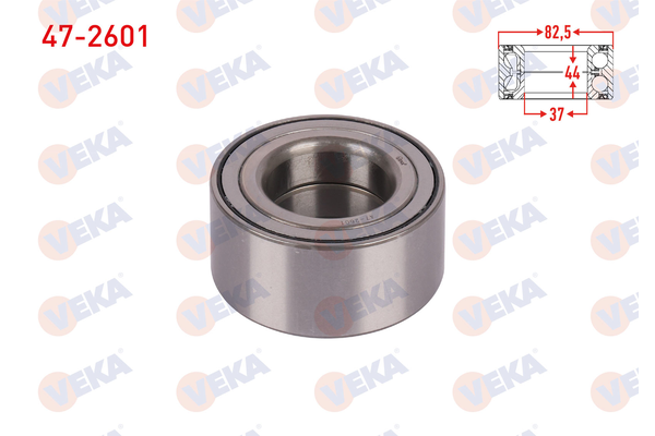 Teker Rulmanı Ön Sağ veya Sol Land Rover Freelander 1 (LN)(01.1998->)  VEKA 47-2601