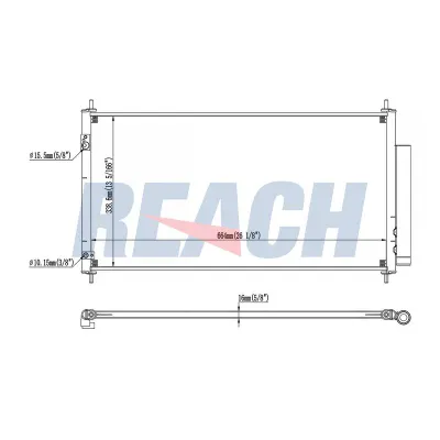 Klima Radyatörü  Honda Civic Tourer (FK)(01.2014->)  DELPHI CF20507