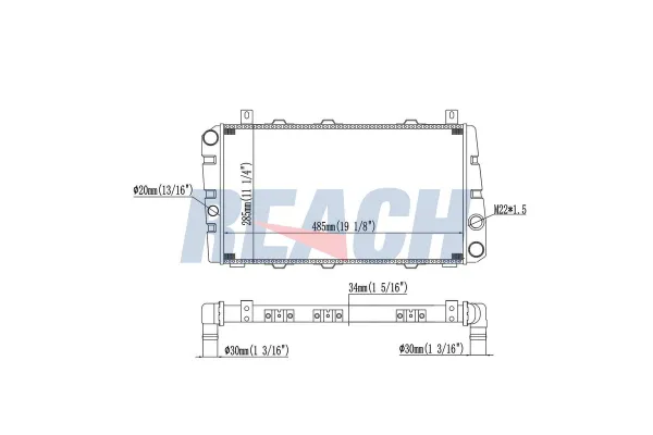 Su Radyatörü  Skoda Forman (785)(1992->)  VEKA 16-2432B