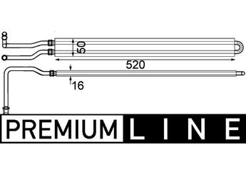 Motor Yağ Soğutucu  MAHLE CLC 229 000P  QGC500171 QEP500400 QGC5 00171 QGC500170