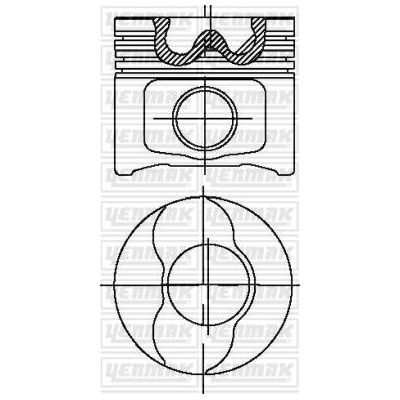 Piston (82.00MM-STD)  NÜRAL 87-70725-STD