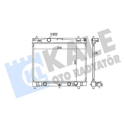 Su Radyatörü  KALE 342210