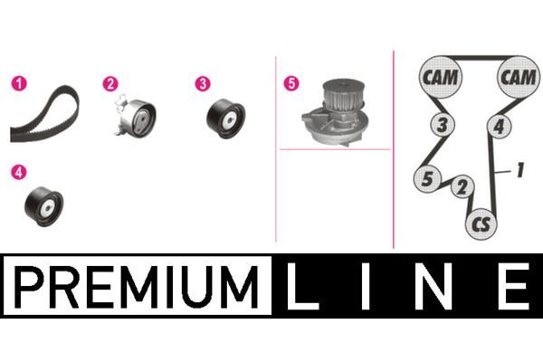 Devirdaim Su Pompası  Opel Frontera A (1992->)  MAHLE CPK 13 000P