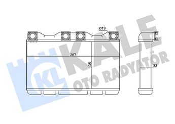 Kalorifer Radyatörü  KALE 352070  64118373175 64118372190 6411.8.373.175 8373175 8.373.175