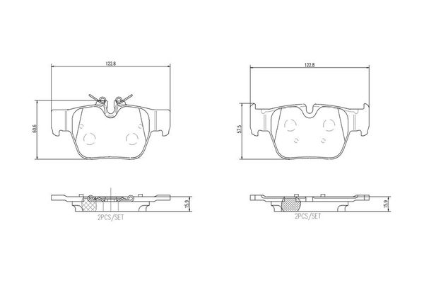 Fren Disk Balata Ön BMW 2 Serisi Gran Coupe (F44)(2019->)  BREMBO P 06 117