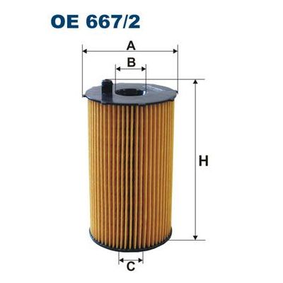 Yağ Filtresi  Citroen C6 (09.2005->)  FILTRON OE 667/2