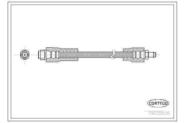 Fren Hortumu Ön Sağ veya Sol OSSCA 01686