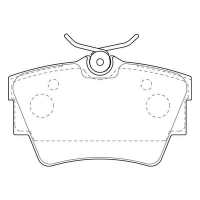 Fren Disk Balata Arka Renault Trafic P.Van (04.2001->)  FORD ORJINAL HAMJ2M007AJAA