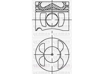 Piston (83.01MM-STD)  YENMAK 31-04761-000  6420304617 6420300717 642 030 07 17 6420302717 642 030 27 17 642 030 46 17 642030461754 642 030 46 17 54 A6420300717 A 642 030 07 17 A6420302717 A 642 030 27 17 A6420304617 A 642 030 46 17 A642030461754 A642 030 46 17 54