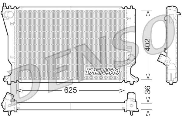 Su Radyatörü  DENSO DRM50073