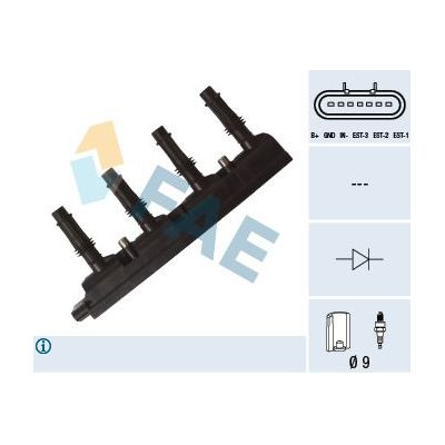 Ateşleme Bobini  Opel Meriva B (03.2010->)  FAE 80322