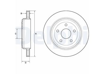 Fren Disk Ayna Arka Sağ ve Sol DELPHI BG4802C  68035022AB 68035022AC 68035022AD 2AMV5022AD 68035022AE 68240048AA 68240048AB
