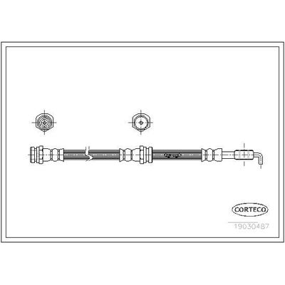 Fren Hortumu Ön Sağ veya Sol FROW 552.1112.006