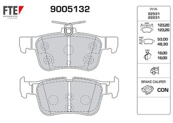 Fren Disk Balata Arka FTE 9005132  9005132 2018449 2211284 2379248 2433333 2454300 5302023 5333798 5341207 DG9C2M007DB DG9C-2M007-DB DG9C2M007HA DG9C-2M007-HA DG9C2M007AB DG9C2M007CB J1GC2219AB J1GC-2219-AB KTJ1GC2M007AA KTJ1GC-2M007-AA KTJ1GC2M007AB KTJ1GC-2M007-AB KTJ1GC2M007AC KTJ1GC-2M007-AC KTJ1QC2M007AA KTJ1QC-2M007-AA KTLX612M007AEB KTLX61-2M007-AEB KTLX612M007BEA DG9C2M007CC 2494035 BRF1497 BRF-1497 BRF30 BRF-30 BRF35 BRF-35