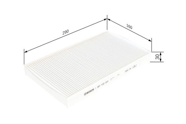 Polen Filtresi  Fiat Marea (185) Weekend (08.1996->)  BOSCH 1 987 432 003