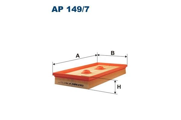 Hava Filtresi  Volkswagen Golf Plus V (5M1)(01.2005->2009)  FILTRON AP 149/7