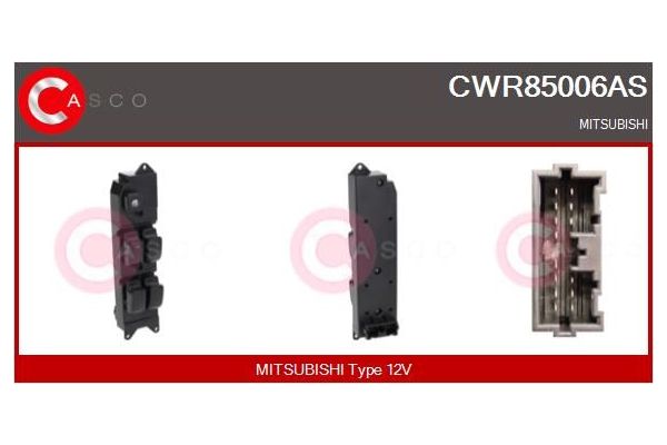 Cam Açma Düğmesi Ön Sol MCAR AN-856