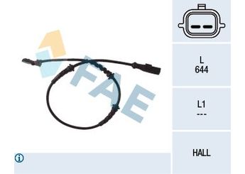 Abs Sensörü Ön Sağ veya Sol FAE 78055  479101292R 8200195825 47 91 012 92R 82 00 195 825 8200419177 82 00 419 177
