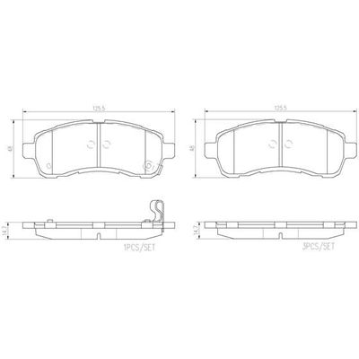 Fren Disk Balata Ön BREMBO P 49 057