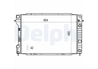 Su Radyatörü  DELPHI TSP0524010  52463054 6302004 52463064 R1150081
