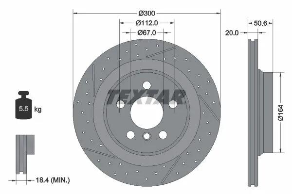 Fren Disk Ayna Arka Sağ ve Sol MINI Countryman (F60)(2017->)  BRAXIS AE1409