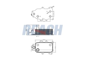 Motor Yağ Soğutucu  FASE 11-223-011  BK3Q6B624BB 1372757 1704068 1755226 6C1Q6B624BA BK3Q6B624CA