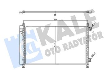 Klima Radyatörü  KALE 357890  921004BB0A 921004BA0A 921005HA0A 921005HA0B 92100ABA2A 92100ABA3A