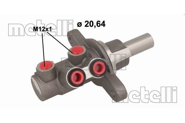 Fren Ana Merkez  Toyota Aygo (B4)(06.2014->)  METELLI 05-1128