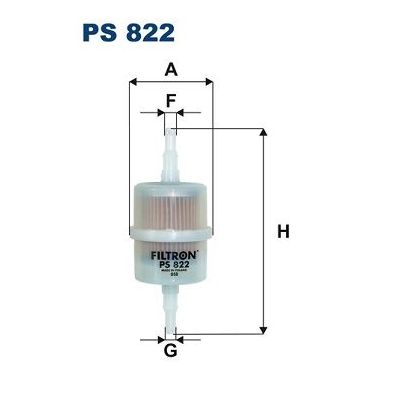 Yakıt Filtresi  Renault R 19 5 Kapı (B/C53)(06.1988->)  FILTRON PS 822