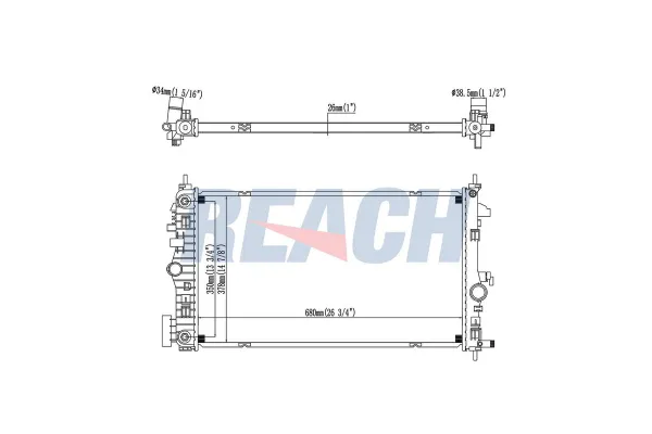 Su Radyatörü  Opel Insignia A Country Tourer (2013->)  VEKA 16-2404