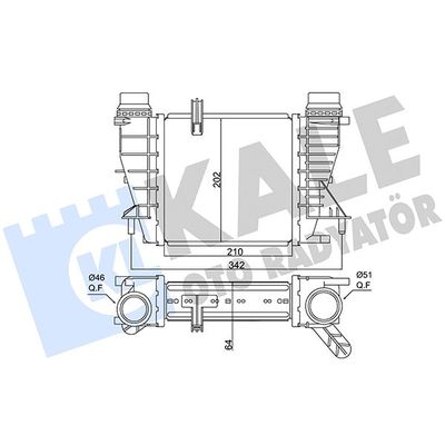 Turbo Radyatörü  Renault Grand Modus (01.2008->)  MAHER 14789