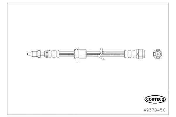 Fren Hortumu Ön Sağ veya Sol OSSCA BRSFH36000