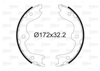 El Fren Balatası  VALEO 564196  68499S 93158421 440608J00K 44060-8J00K D4060JN00A D4060-JN00A D40F0AR025 D40F0-AR025 D40F0AR06K D40F0-AR06K