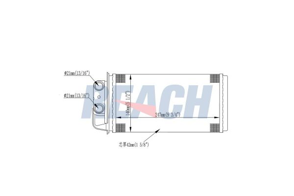 Kalorifer Radyatörü  ZENON FI2602