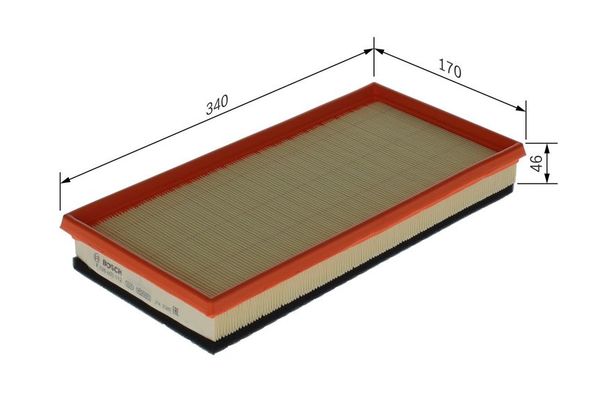Hava Filtresi  Volvo S40 Sedan (09.1995->)  BOSCH F 026 400 112