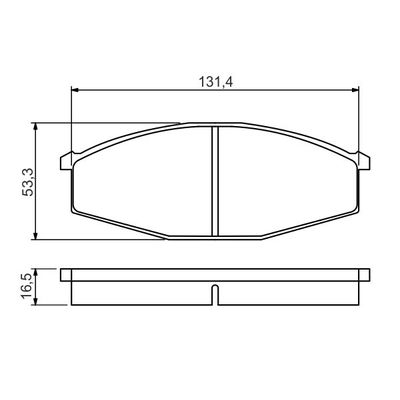 Fren Disk Balata Ön BOSCH 0 986 494 566