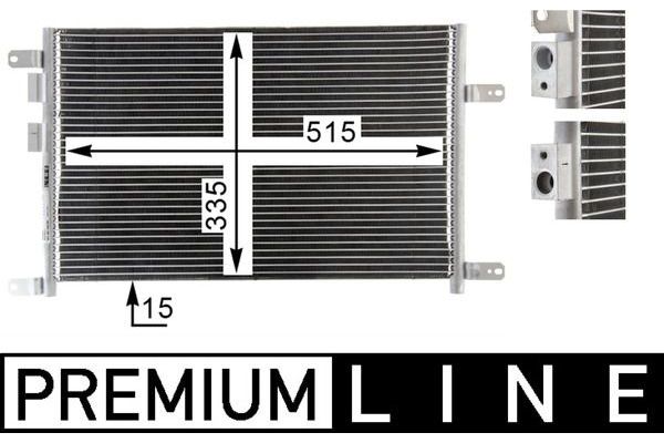 Klima Radyatörü  Alfa Romeo 156 (116)(1997->)  MAHLE AC 834 000P