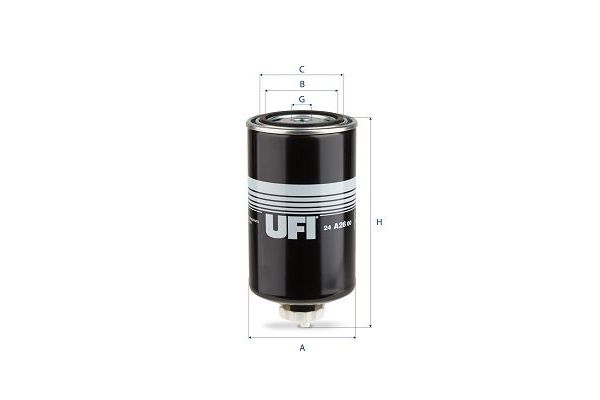 Yağ Filtresi  UFI 24.A26.00