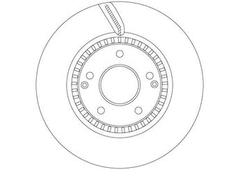 Fren Disk Ayna Ön Sağ ve Sol WALBURG WBD1435D  4144135000